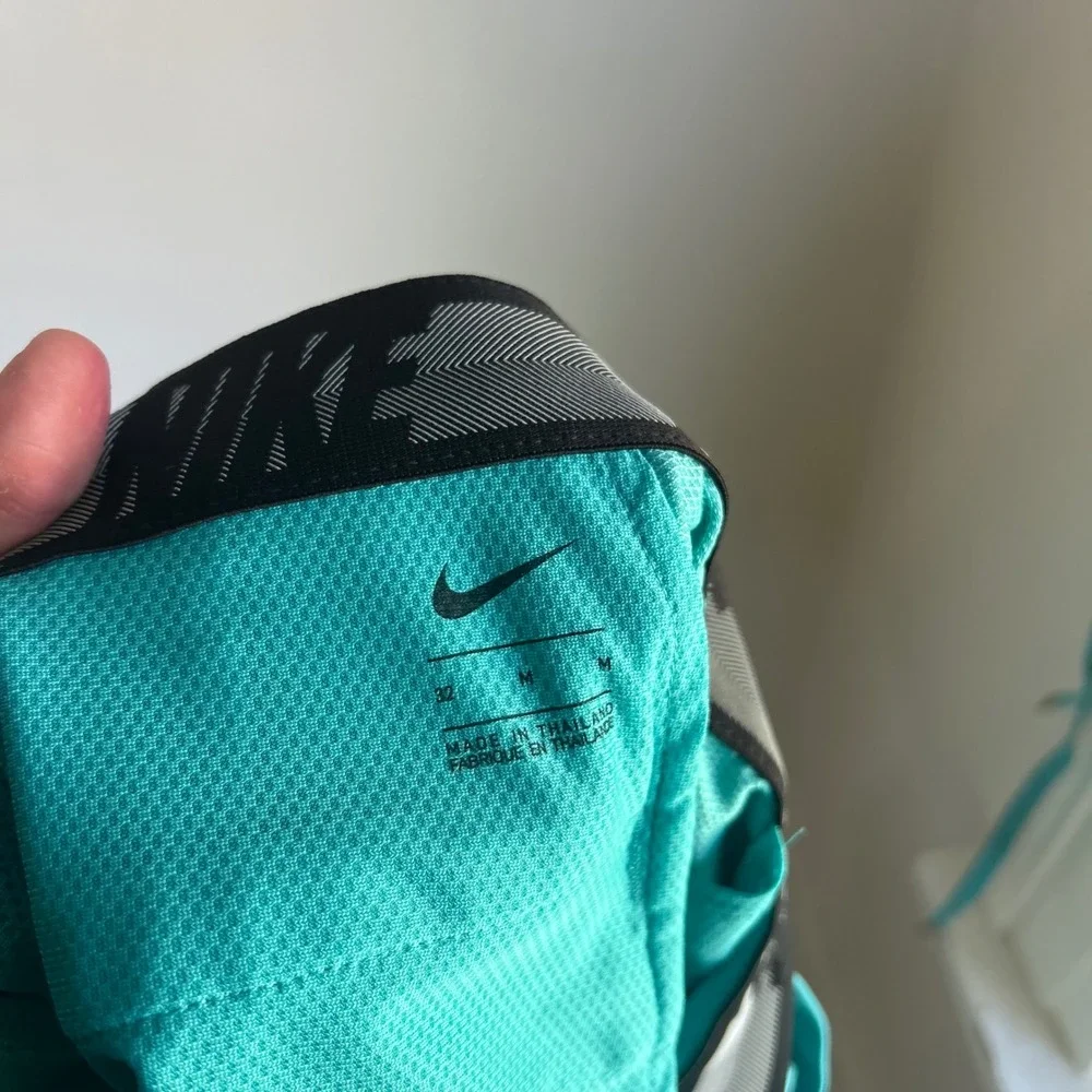 EUC‎ Nike Shorts Golf Dri-FIT Size 32 Teal Performance Athletic